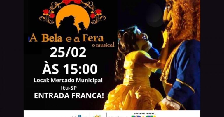 Espet Culo Musical Encanta Mercad O A Bela E A Fera