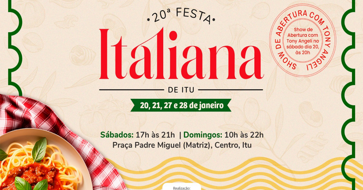 Festa Italiana de Itu - A Celebração Cultural que Encanta a Todos