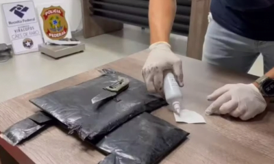 PF intercepta 1,7 kg de cocaína no Aeroporto de Viracopos