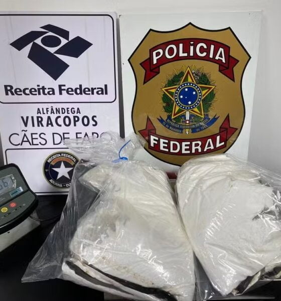 Dois Passageiros Detidos em Viracopos com 10,5kg de Cocaína