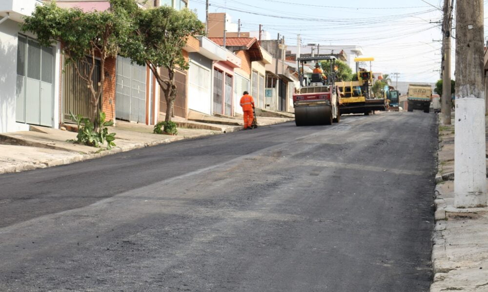 Início das obras do Programa de Pavimentação no Jardim Cidade