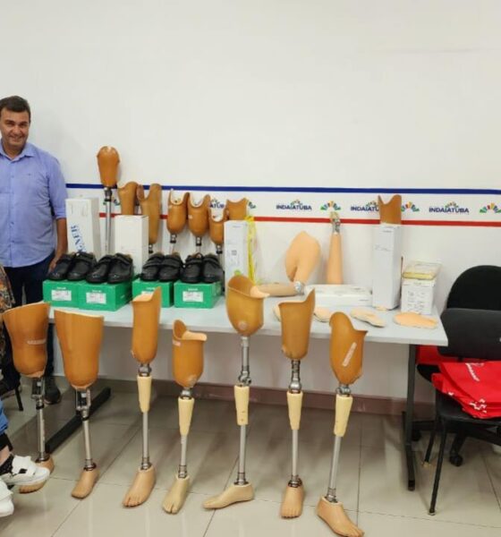 Prefeito Nilson Gaspar faz entrega de próteses e órteses para 40 pacientes em Indaiatuba