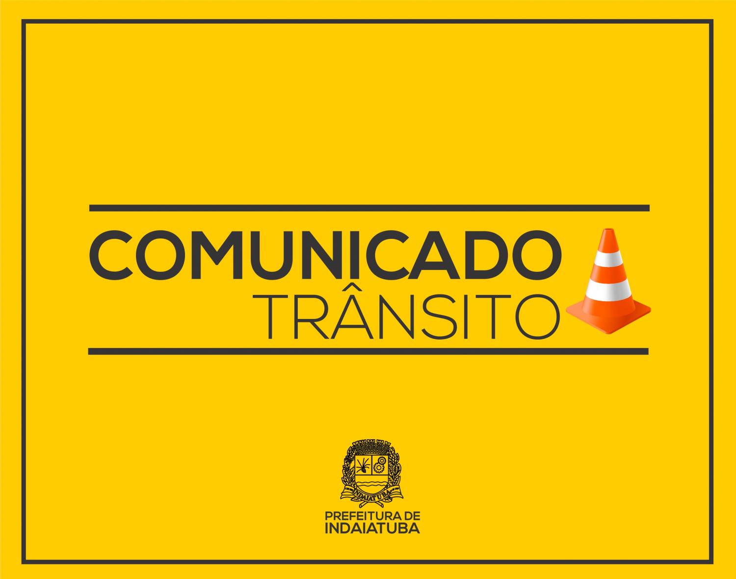 Alerta de Trânsito - Atenção à interdição no trecho da rua Cerqueira Cesar