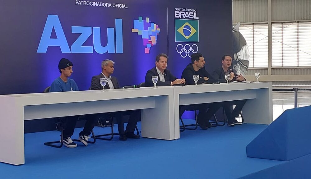 Azul se une ao Time Brasil para os Jogos Olímpicos de Paris 2024