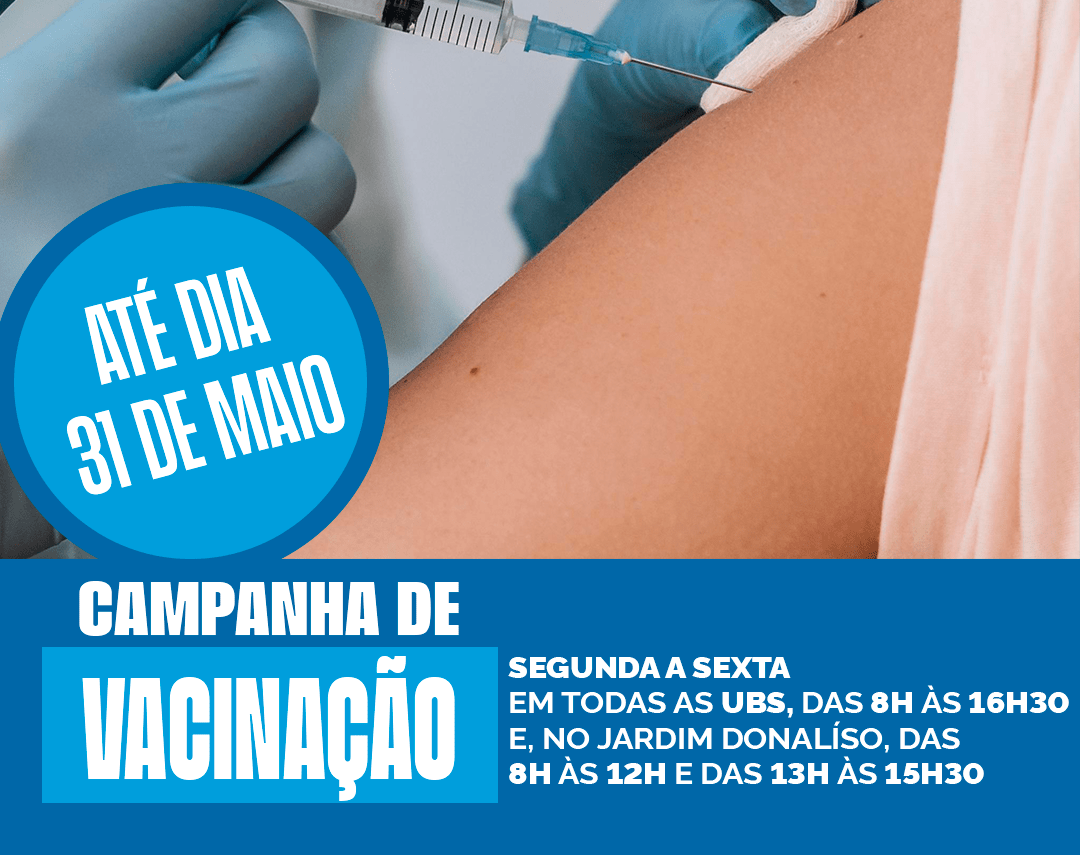 Campanha de Vacinação Contra a Influenza Começa Segunda-feira (25)