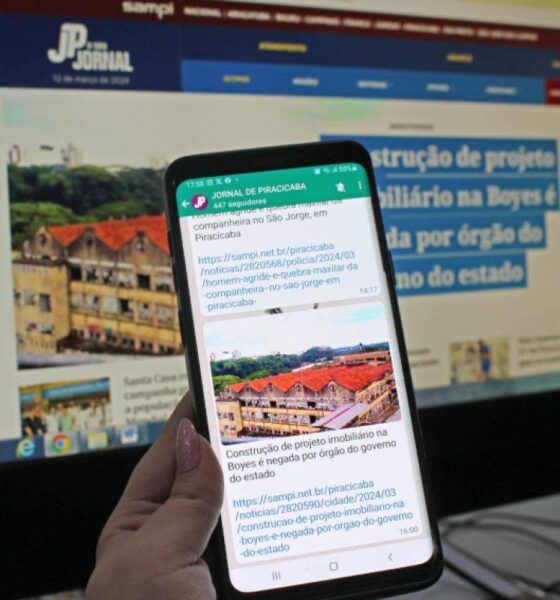 Junte-se à Comunidade de WhatsApp do JP e mantenha-se informado sobre Piracicaba e região