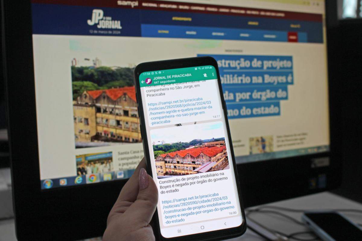 Junte-se à Comunidade de WhatsApp do JP e mantenha-se informado sobre Piracicaba e região