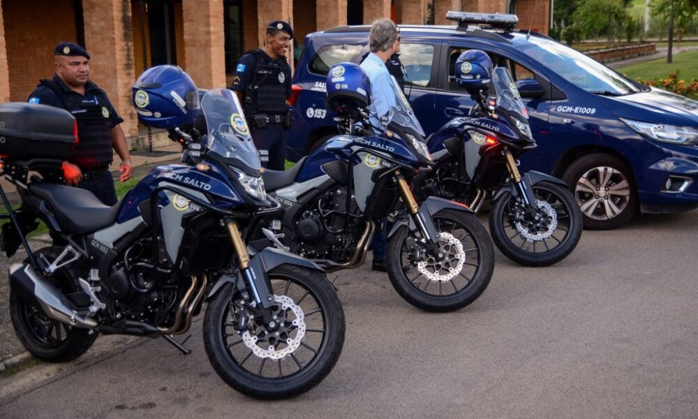 Prefeitura de Salto entrega novas motocicletas para a Guarda Civil Municipal