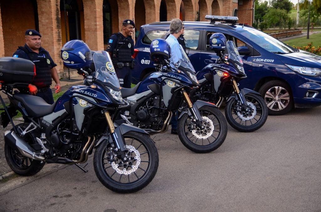 Prefeitura de Salto entrega novas motocicletas para a Guarda Civil Municipal