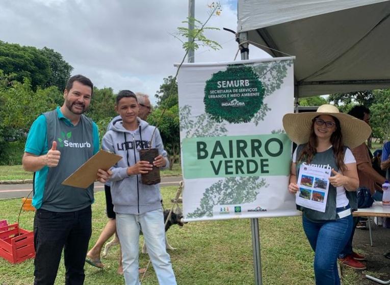Projeto Bairro Verde em Jardim Bem-te-vi - Uma iniciativa da Prefeitura de Indaiatuba