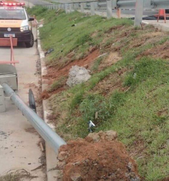 Radares de velocidade sofrem atos de vandalismo na área do Ouro Verde, em Campinas