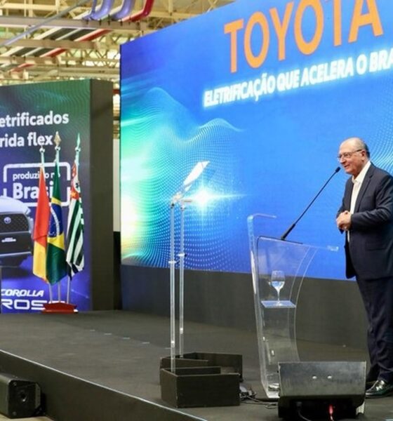 Toyota planeja investimento de R$ 11 bilhões e criação de 2.000 empregos no Brasil até 2030, afirma vice-presidente Geraldo Alckmin