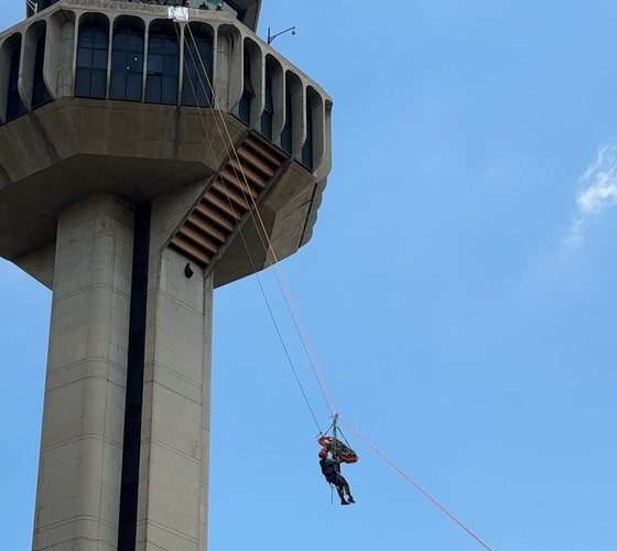 Treinamento em Altura na Torre de Controle de Viracopos