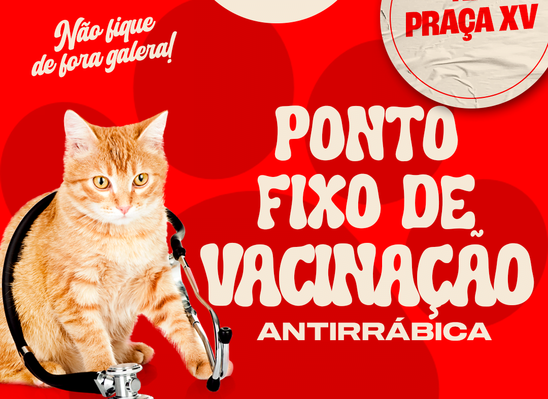 Vacinação antirrábica em Praça XV - Um passo importante para a saúde dos animais