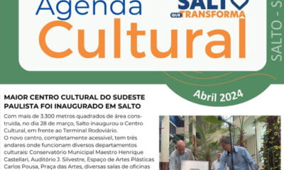 Agenda Cultural de Abril de 2024 - Prefeitura da Estância Turística de Salto