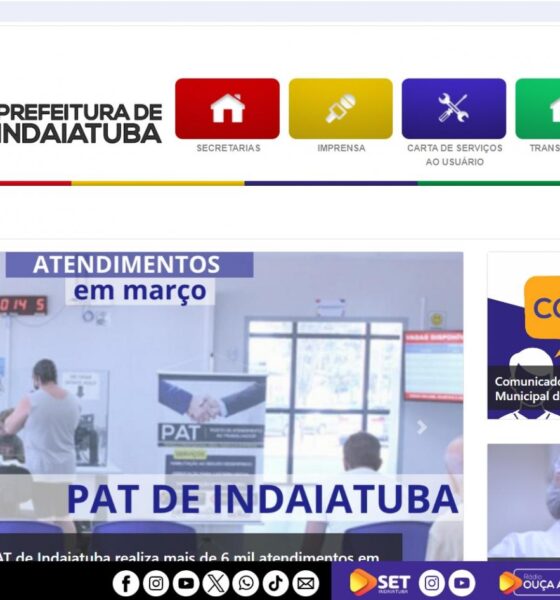 Análise de Acessos - Site da Prefeitura de Indaiatuba Recebe Mais de 500 Mil Visitas em Março