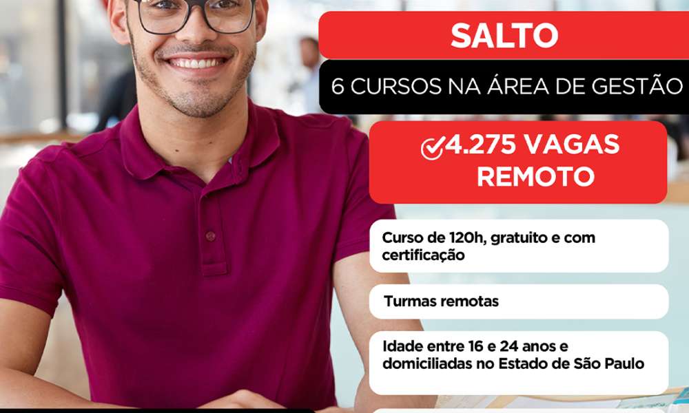 Inscrições disponíveis para 6 cursos gratuitos na área de Gestão e Negócios