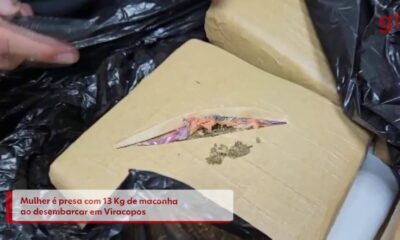 Mulher detida com 13 kg de Cannabis no Aeroporto de Viracopos
