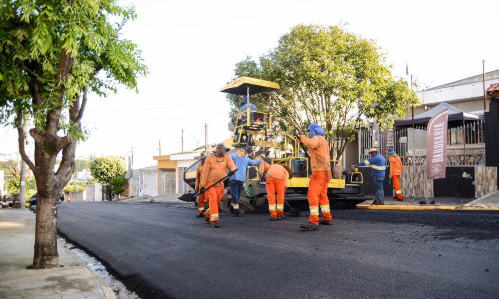 Obras de Pavimentação Beneficiam Vias no Jardim das Nações