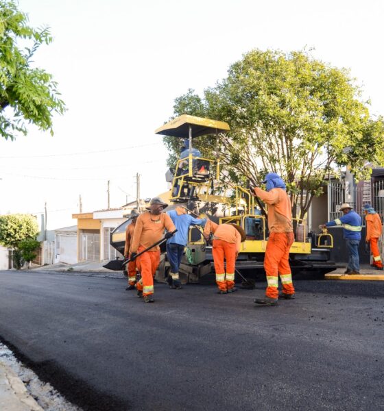 Obras de Pavimentação Beneficiam Vias no Jardim das Nações