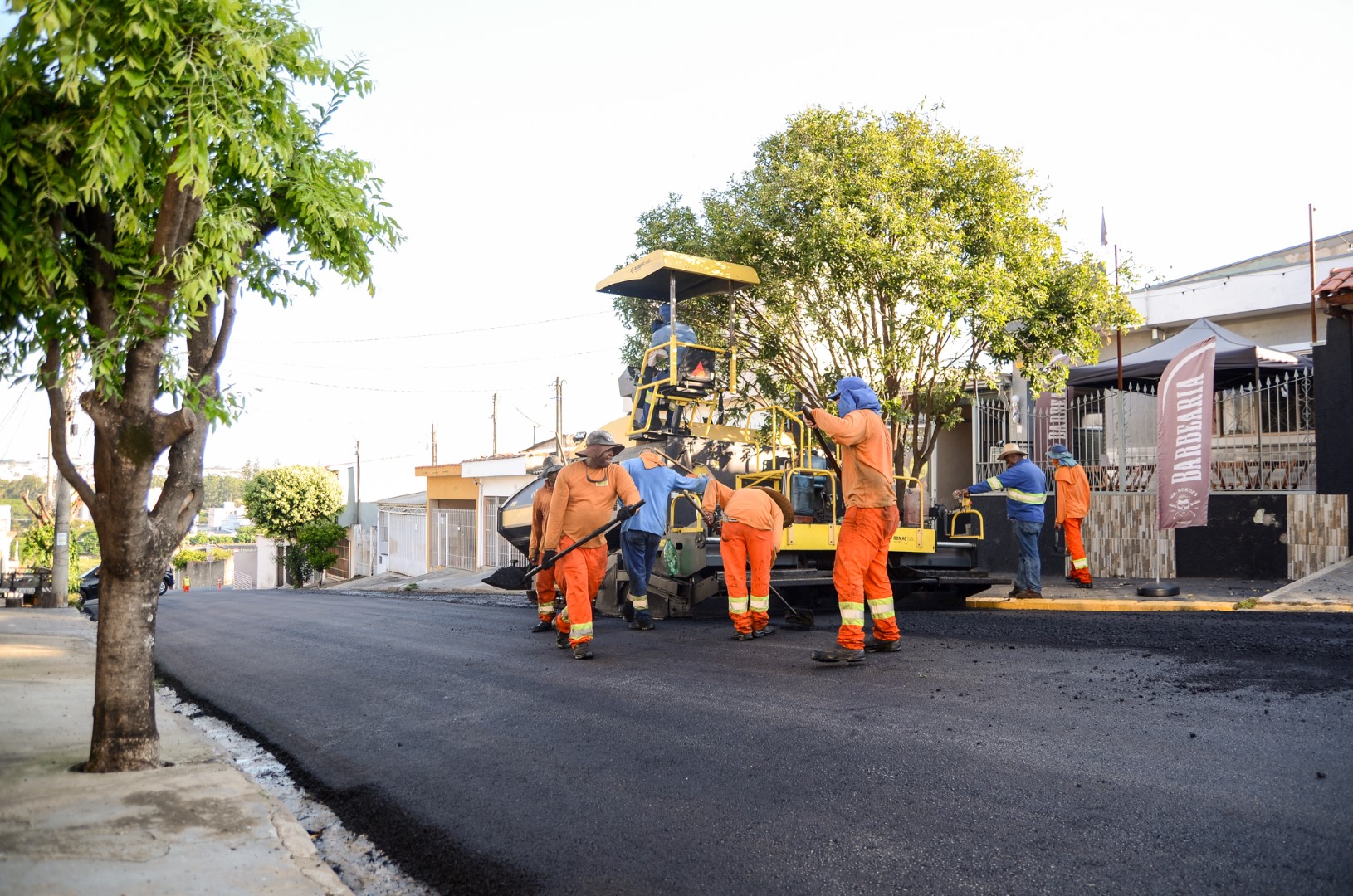 Obras de Pavimentação Beneficiam Vias no Jardim das Nações