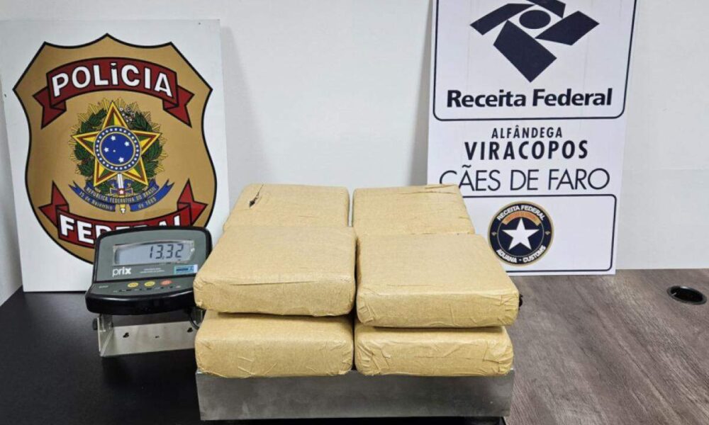 Prisão em Viracopos - Mulher é detida com 13kg de maconha na bagagem