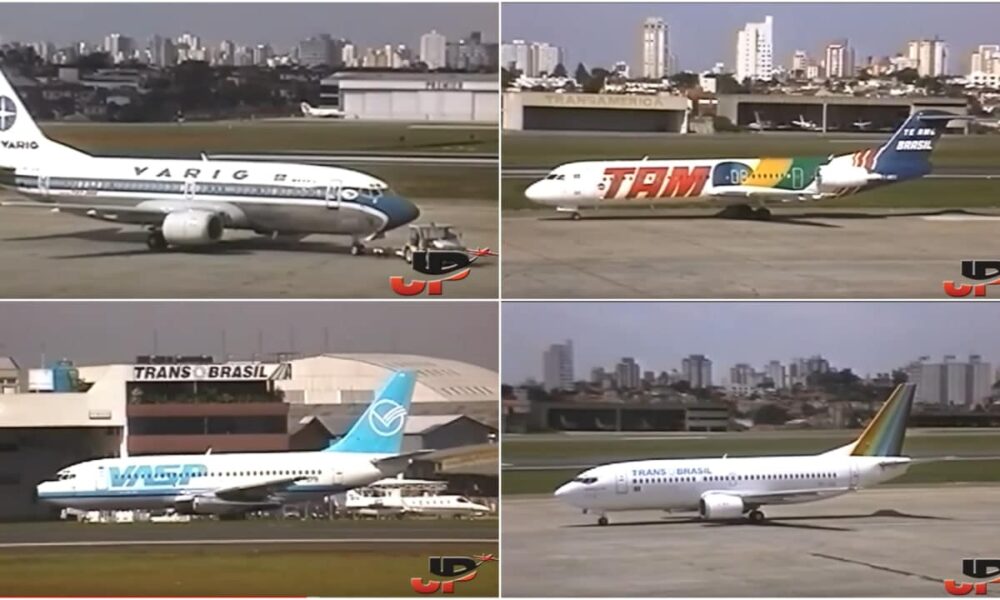 Revivendo a Era de Ouro da Aviação Brasileira nos Anos 90 em São Paulo