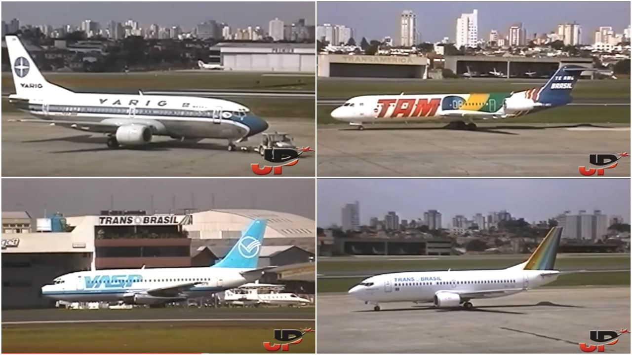Revivendo a Era de Ouro da Aviação Brasileira nos Anos 90 em São Paulo