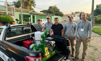 UniMAX doa máquina de nebulização contra dengue ao prefeito Nilson Gaspar
