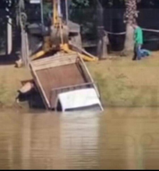 Um Incidente Aquático Insólito - Caminhão Afunda em Lago de Parque Campineiro