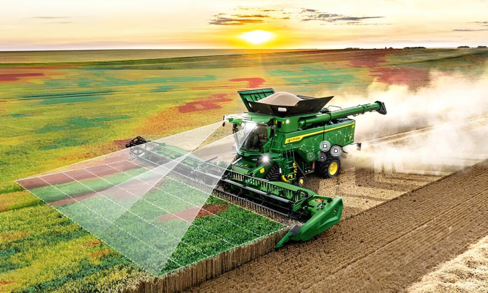 A Nova Colheitadeira John Deere S7 O Futuro da Agricultura Chegou ao Brasil em 2025