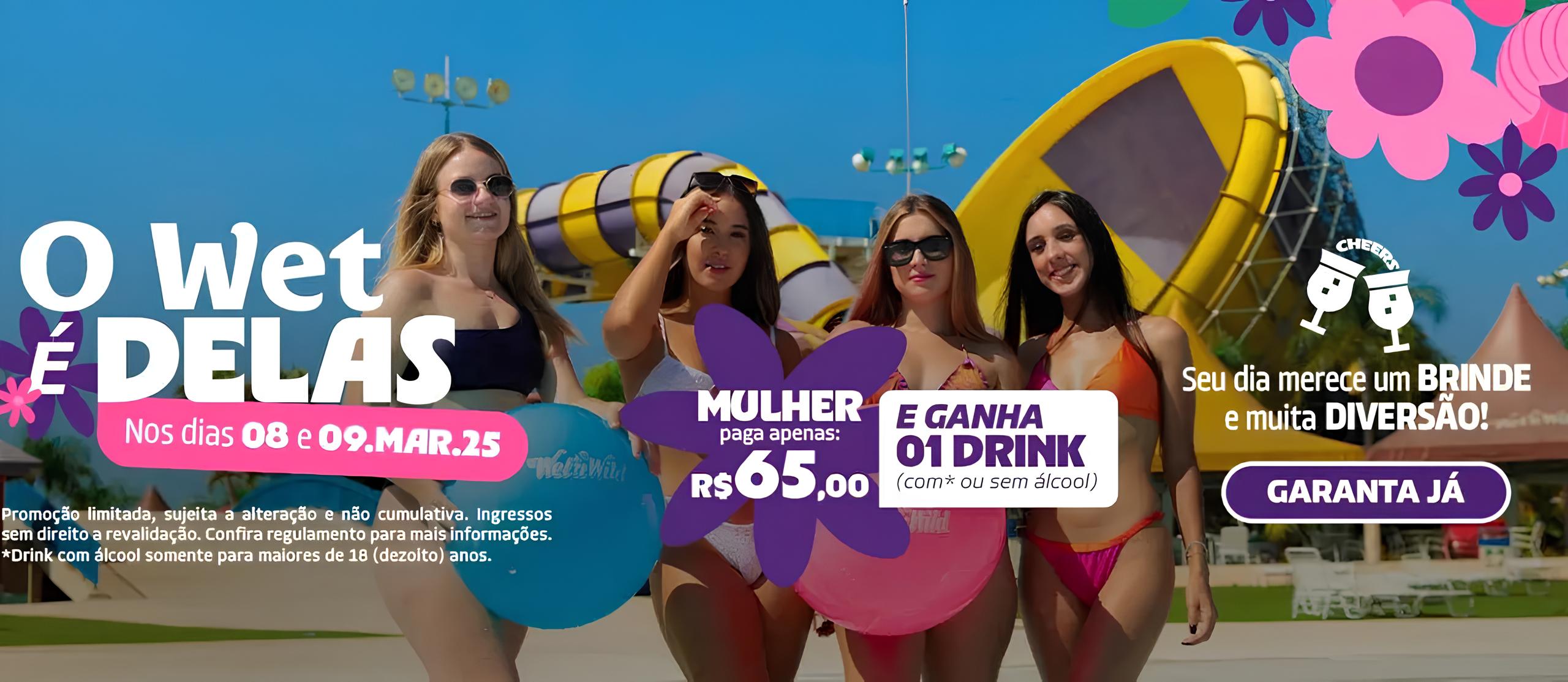 DESTAQUES: Promoções do Wet'n Wild para o Carnaval e Mês das Mulheres: Diversão Garantida com Economia! 15 DESTAQUES Promo es do Wet n Wild para o Carnaval e M s das Mulheres Divers o Garantida com Economia