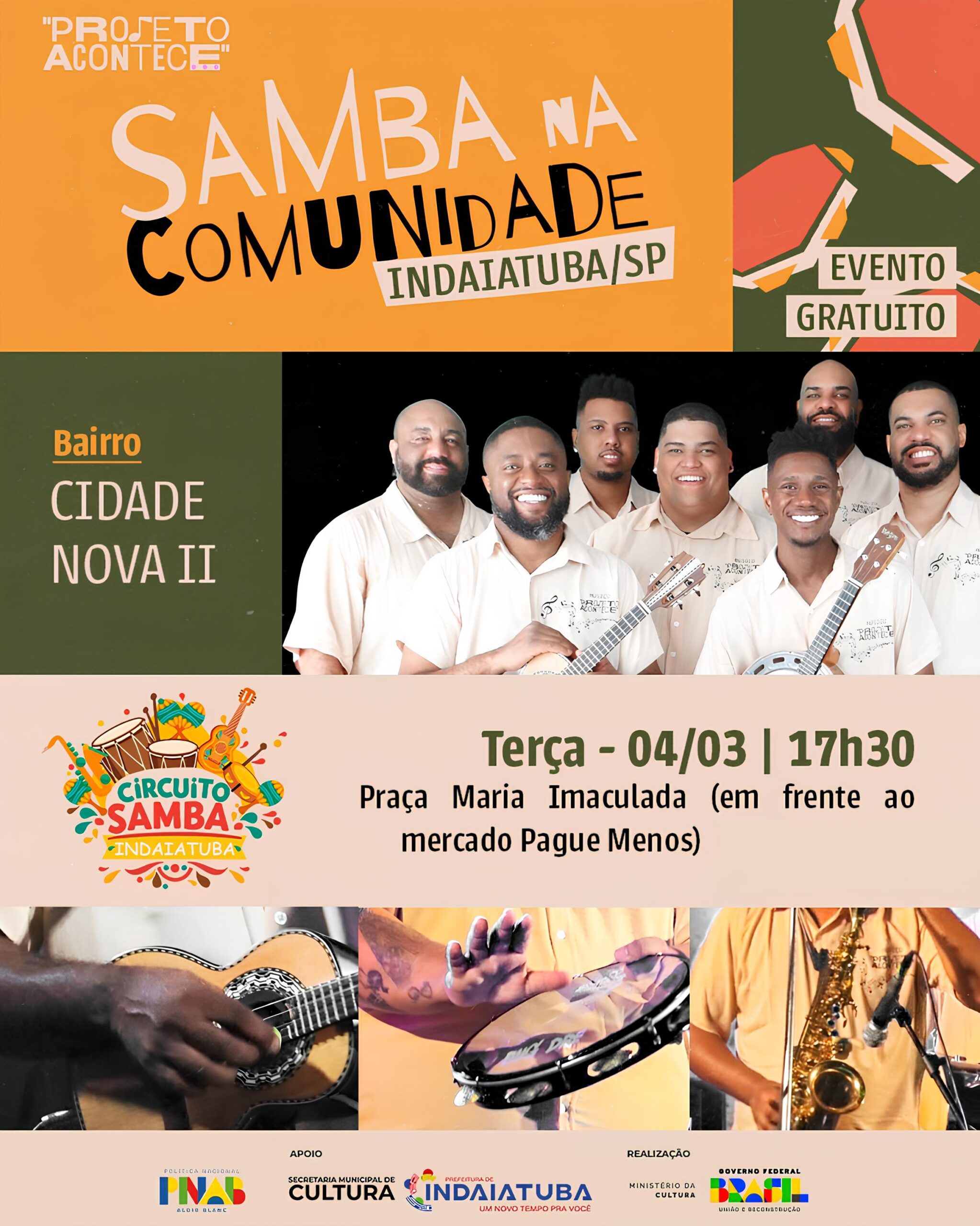 Samba na Comunidade: Um Convite à Cultura e Integração no Dia 4 de Março 15 Samba na Comunidade Um Convite Cultura e Integra o no Dia 4 de Mar o scaled