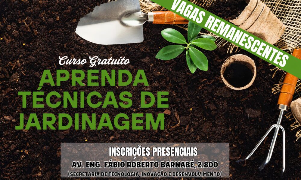 Descubra Como Transformar Sua Paix o por Plantas em uma Oportunidade nica Inscri es Abertas para Curso Gratuito de Jardinagem
