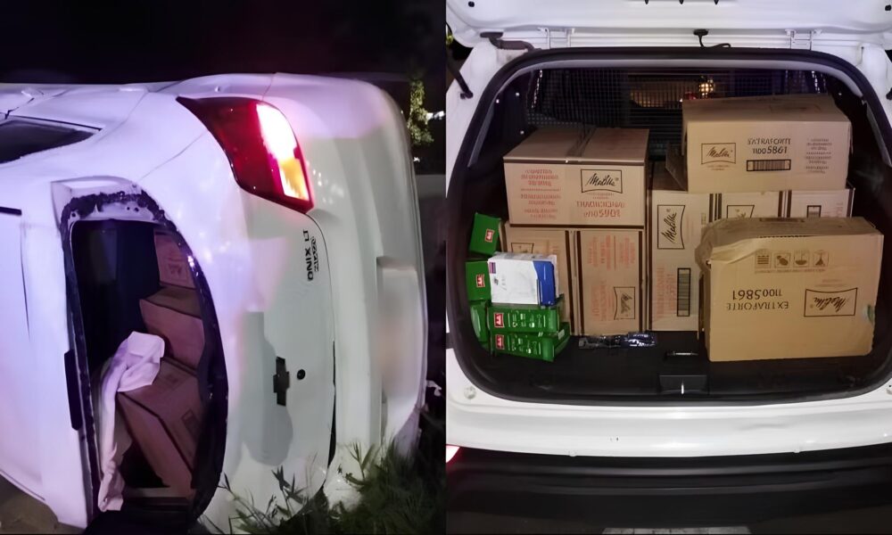 O Dia em que o Caf Virou Perigo Um Furto um Capotamento e uma Fuga Desesperada