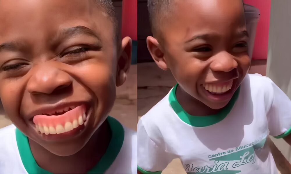 Quando a Inoc ncia Encontra o Humor O Dia em que um Menino de 3 Anos Viralizou ao Usar a Dentadura da Av