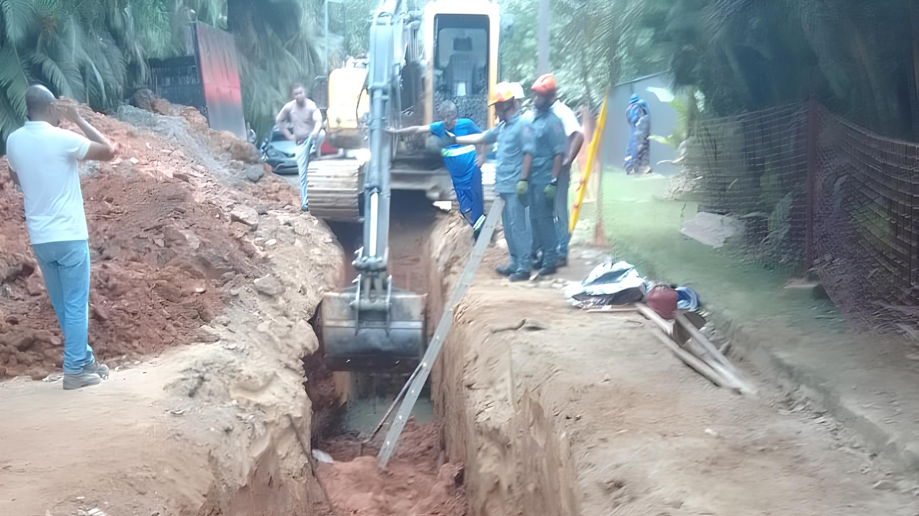 Tragédia em Ubatuba: Dois Trabalhadores Morrem Soterrados em Desabamento Durante Obra de Instalação de Tubulação 15 Trag dia em Ubatuba Dois Trabalhadores Morrem Soterrados em Desabamento Durante Obra de Instala o de Tubula o