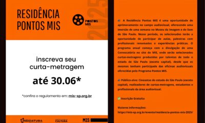 O Futuro do Audiovisual no Brasil Est em Suas M os Como a Resid ncia Pontos MIS 2025 Pode Transformar Sua Carreira