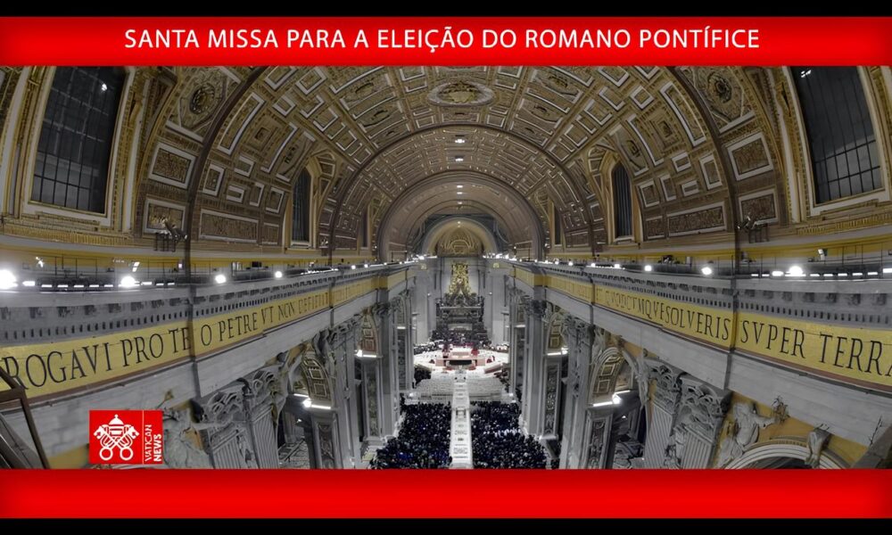 O Momento Hist rico de uma Brasileira no Vaticano A Ora o Universal que Abriu o Conclave do Novo Papa