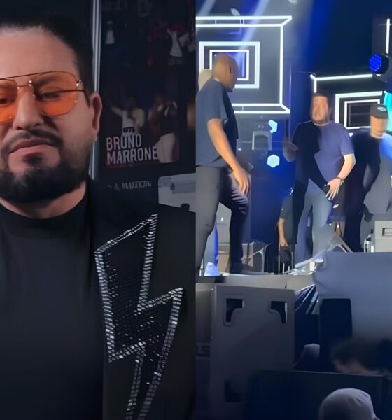 Quando o Palco Trai O Momento em que Marrone da Dupla com Bruno Desafiou a Gravidade e saiu de P
