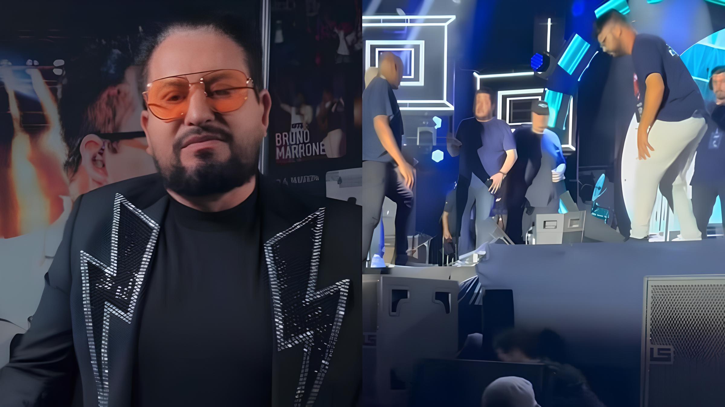 Quando o Palco Trai: O Momento em que Marrone, da Dupla com Bruno, Desafiou a Gravidade e saiu de Pé 15 Quando o Palco Trai O Momento em que Marrone da Dupla com Bruno Desafiou a Gravidade e saiu de P