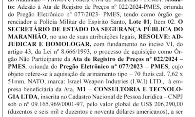 Maranh o Declara Guerra ao Crime Organizado Investimento Milion rio em Fuzis Israelenses Promete Virar o Jogo